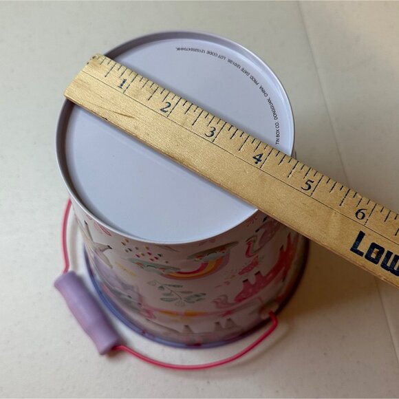 Unicorn and Llama-Themed Kids Tin Bucket With Handle Easter Basket Spring Decor - Picture 9 of 9